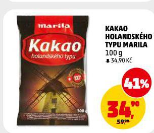 KAKAO HOLANDSK�HO TYPU MARILA