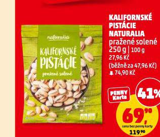 KALIFORNSK� PIST�CIE NATURALIA
