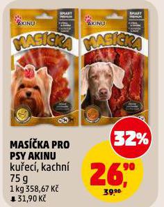 AKINU MASÍČKA PRO PSY
