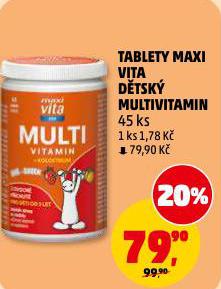 TABLETY MAXI VITA D�TSK� MULTIVITAMIN