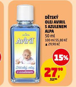 D�TSK� OLEJ AVIRIL S AZULENEM ALPA