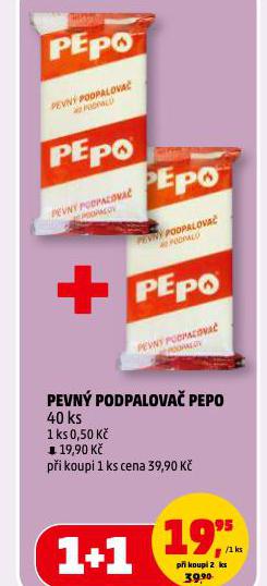 PEPO PODPALOVAČ PEVNÝ