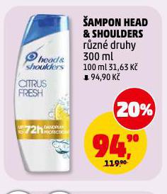 HEAD & SHOULDERS ŠAMPON NA VLASY