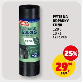 PYTLE NA ODPADKY CLINA