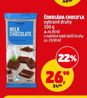 ČOKOLÁDA CHOCO'LA