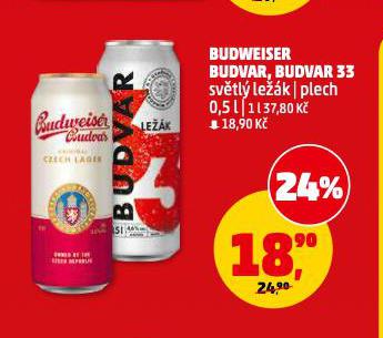 PIVO BUDWEISER BUDVAR