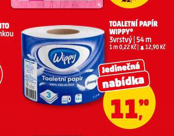 WIPPY TOALETNÍ PAPÍR