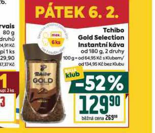 TCHIBO GOLD SELECTION INSTANTN� K�VA