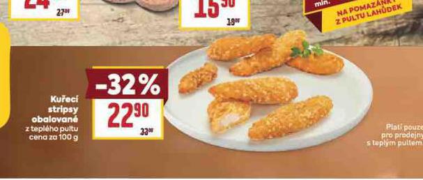 KUŘECÍ STRIPY OBALOVANÉ