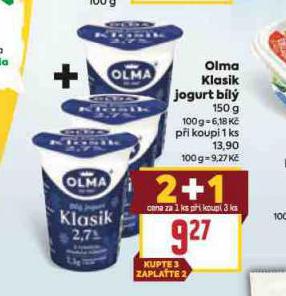OLMA KLASIK JOGURT BÍLÝ
