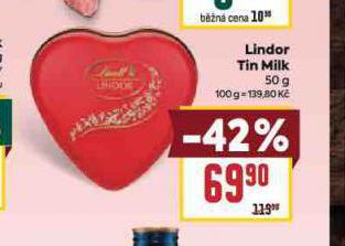 LINDOR TIN MILK