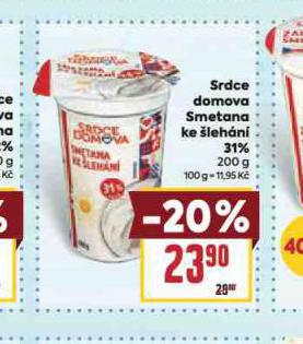 SMETANA KE �LEH�N� 31%