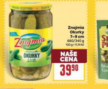 ZNOJMIA OKURKY