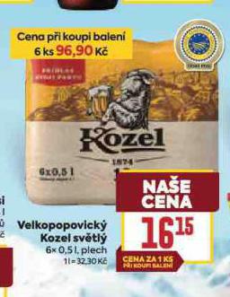 PIVO VELKOPOPOVICK� KOZEL 10