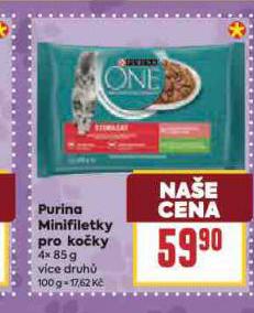 PURINA MINIFILETKY PRO KO�KY