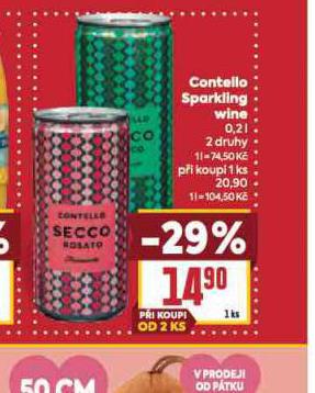 CONTELLO SPARKLING WINE