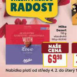 MILKA DEZERT