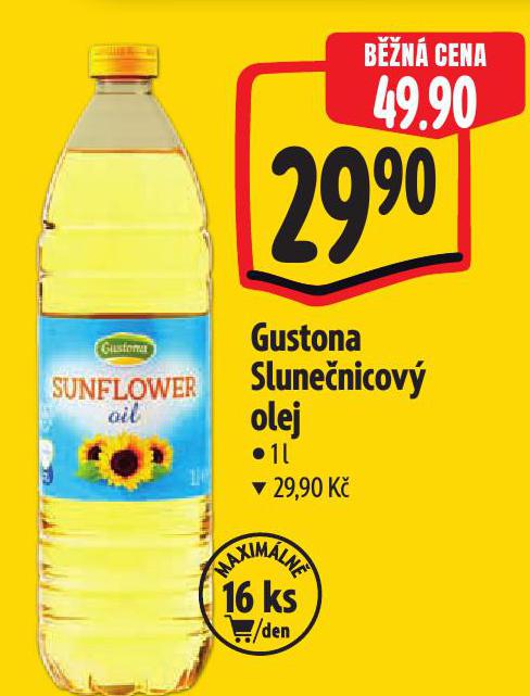 GUSTONA SLUNEČNICOVÝ OLEJ