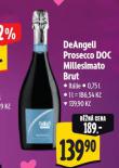 DEANGELI PROSECCO DOC MILLESIMATO BRUT