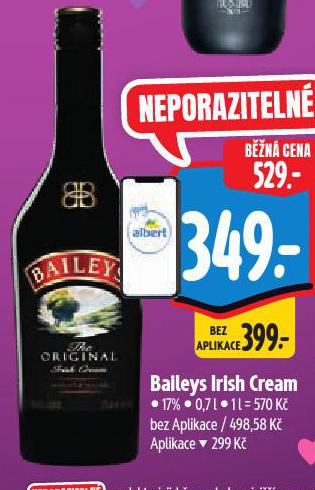 BAILEYS IRISH CREAM