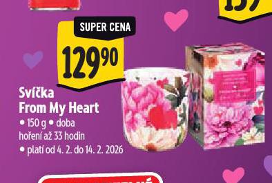 SVÍČKA FROM MY HEART