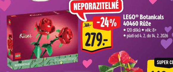 LEGO BOTANICALS RŮŽE