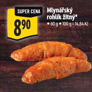 MLYNÁŘSKÝ ROHLÍK ŽITNÝ