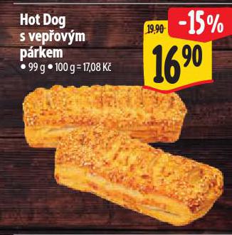 HOT DOG S VEP�OV�M P�RKEM