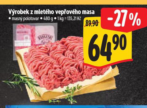 V�ROBEK Z MLET�HO VEP�OV�HO MASA