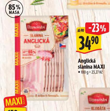 ANGLICKÁ SLANINA
