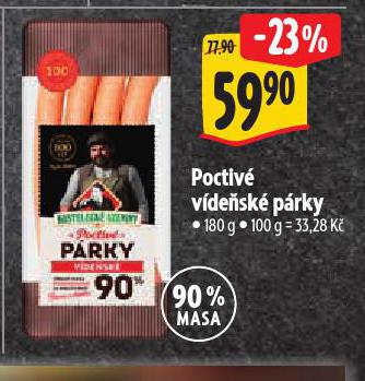 POCTIVÉ VÍDEŇSKÉ PÁRKY
