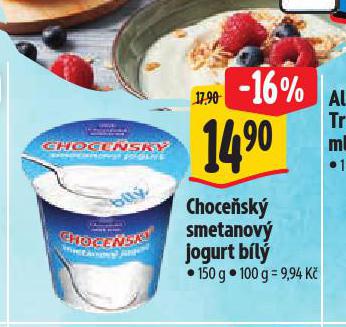 CHOCEŇSKÝ SMETANOVÝ JOGURT