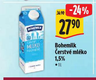 BOHEMILK ČERSTVÉ MLÉKO