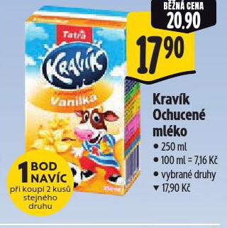 KRAVÍK OCHUCENÉ MLÉKO