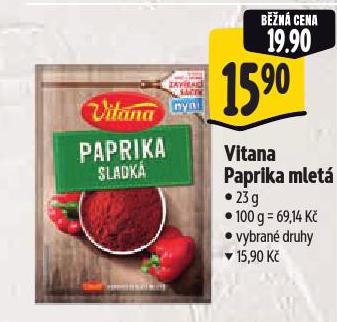VITANA PAPRIKA MLET�