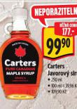 CARTERS JAVOROV� SIRUP