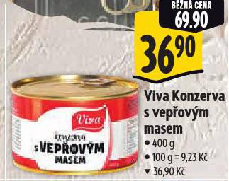 VIVA KONZERVA S VEP�OV�M MASEM