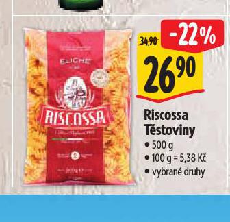 RISCOSSA TĚSTOVINY