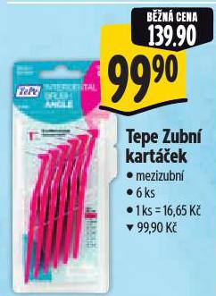 TEPE ZUBNÍ KARTÁČEK