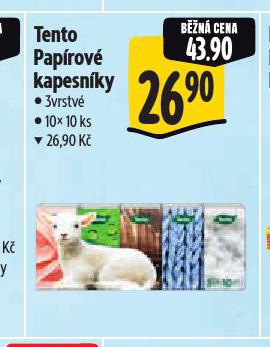 TENTO PAPÍROVÉ KAPESNÍKY