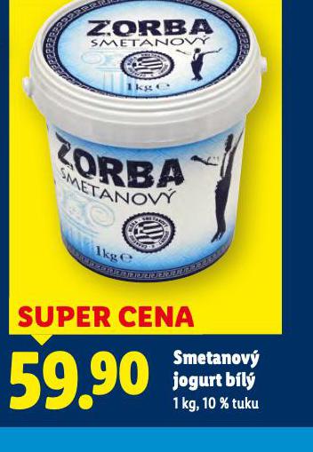 SMETANOV� JOGURT B�L�