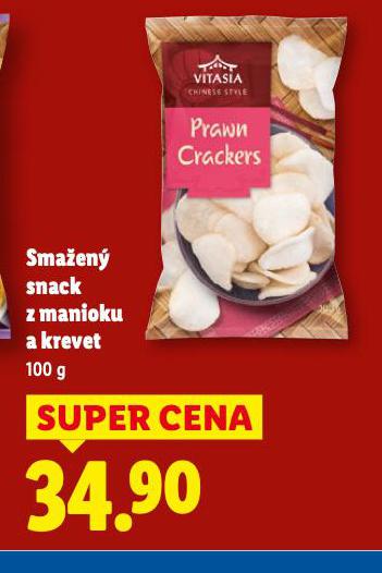 SMA�EN� SNACK Z MANIOKU A KREVET