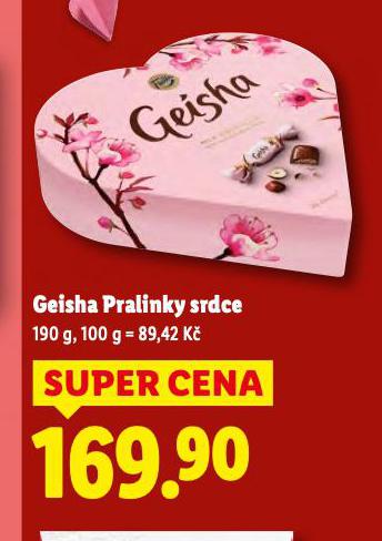 GEISHA PRALINKY SRDCE