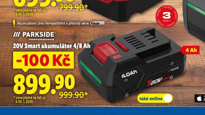 PARKSIDE SMART AKUMUL�TOR