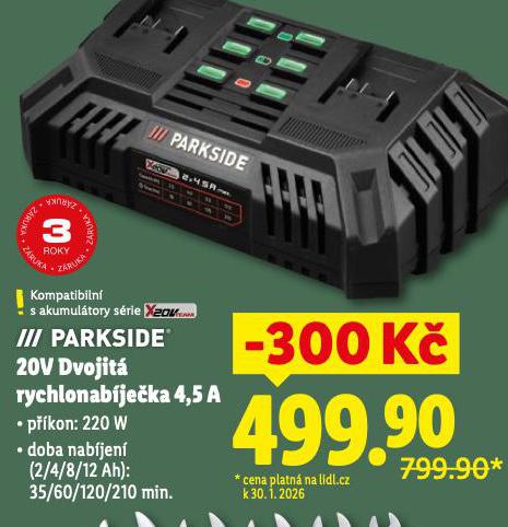 PARKSIDE SVOJIT� RYCHLONAB�JE�KA