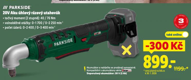 PARKSIDE AKU �HLOV� R�ZOV� UTAHOV�K