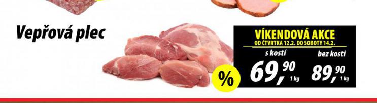 VEPŘOVÁ PLEC BEZ KOSTI