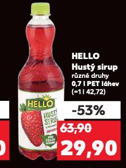 HELLO HUST� SIRUP