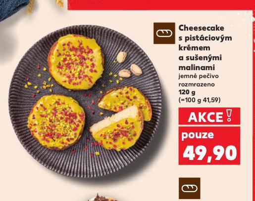 CHEESECAKE S PIST�CIOV�M KR�MEM A SU�EN�MI MALINAMI