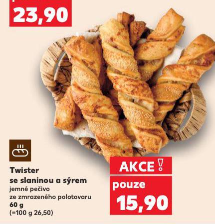 TWISTER SE SLANINOU A S�REM